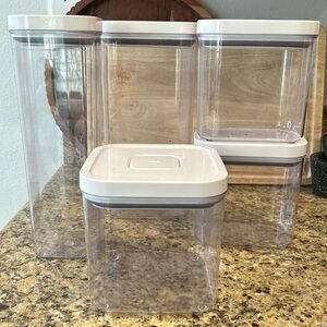 OXO sealed kitchen containers